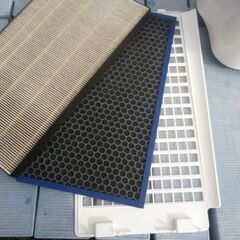 SHARP シャープ プラズマクラスター 加湿空気清浄機 KC-J50-W/2021年式・中古品・本体のみ/簡易動作確認済み/現状渡しの画像