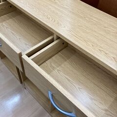 A-712【リユースのサカイ野々市店】ジモティ来店特価‼ 本棚 木製 木目調 ブラウン ナチュラル クリーニング済みの画像