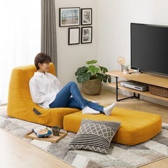 ※価格交渉可【未使用】ニトリ 積み重ねできるリラックスソファ 布張りタイプの画像