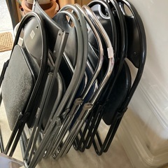 折り畳み椅子　9脚の画像