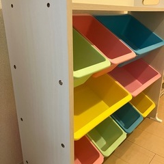 【お取引決定】おもちゃ収納　おもちゃラックの画像