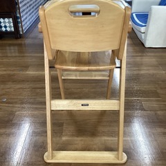カトージ木製ベビーチェア【町田市再生家具】252501の画像