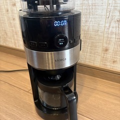 siroca コーン式全自動コーヒーメーカーの画像