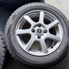 165/70R14 ヴィッツ外し 2022年製造 残約7ミリ ダンロップ165/70/14の画像