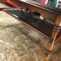 ジャングルジャングル貝塚店　カリモク　ローテーブル　お洒落　レトロ　貝塚市　二色浜　リサイクルショップの画像