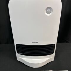 【動作保証あり】IRIS OHYAMA 2023年 JCH-12TDSW-W セラミックファンヒーター 人感センサー【管理KRK1149】の画像