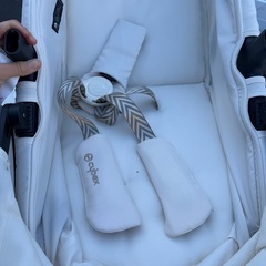 値下げ‼️cybex [ サイベックス ] GAZELLES  ベージュ 二人乗り ベビーカー の画像