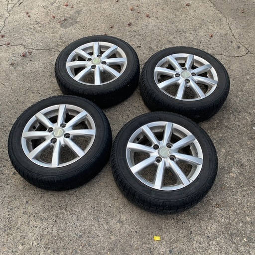 165/60R14スタッドレスアルミ4本セット中古