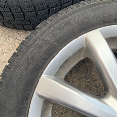 165/60R14スタッドレスアルミ4本セット中古 の画像