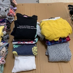 交換🉑子供服　約70着　女の子　半袖　長袖　まとめてお得の画像