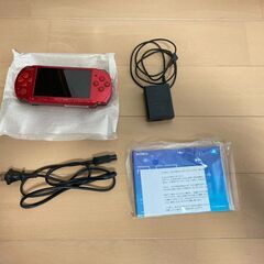 【レア希少】PSP-3000 カーニバルレッド 本体の画像