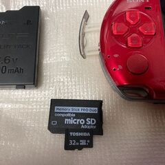 【レア希少】PSP-3000 カーニバルレッド 本体の画像
