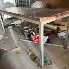 【お譲りします】テーブル　会議用テーブル　ミーティングテーブル　オフィス家具　作業台　机の画像