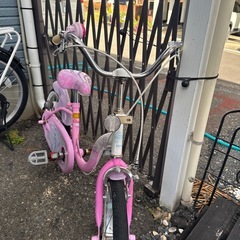 幼児用自転車　16インチ　ディズニープリンセスの画像