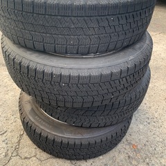 155/65R14ダイハツ純正ブリヂストンVRX2　4本中古の画像