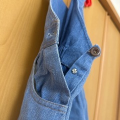 110cmデニムワンピースの画像
