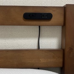  ニトリのシングルベットフレーム　と　ニトリのN-Sleepのマットレス　の画像