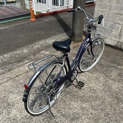 クリーム BAA-O 26インチ 6段変速 シティサイクル ママチャリ 自転車の画像
