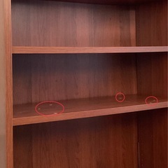 棚 本棚　木製　ウッドシェルフ　ブラウンの画像