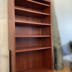 棚 本棚　木製　ウッドシェルフ　ブラウンの画像