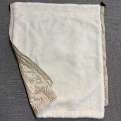 LEPSIM ダッカー付きボアコート　ママコート　マタニティコート　ホワイト　白　フリーサイズの画像