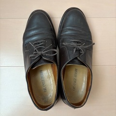 16_ORANGE ROOM黒シューズ25.5cmの画像