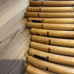 木製ブティックハンガー10本の画像