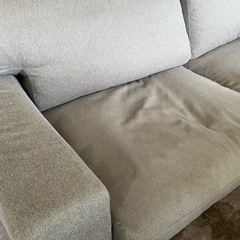 【お取引予定あり】中古 ソファ 座面ややヘタレありの画像