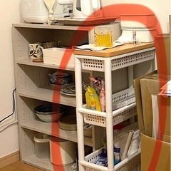 軽量！キャスター付きマルチラックの画像