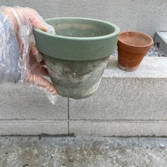 植木鉢　小　3点セット　素焼き　観葉植物の画像