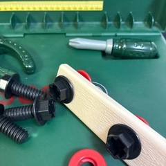 BOSCH子供工具セット！ボーネルンドで購入！大工ごっこ。ボッシュ知育玩具おもちゃの画像