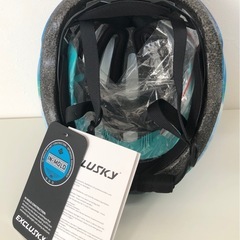 【未使用品】Exclusky製 自転車用 ヘルメット ブルー 50/57cm 軽量 丈夫 スポーツ サイクリング ホビー用品 自転車パーツの画像