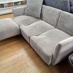 ★リユースのサカイつくば店★TK7500  3人掛けソファ グレー H67×D70×W165 クリーニング済みの画像