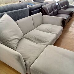 ★リユースのサカイつくば店★TK7500  3人掛けソファ グレー H67×D70×W165 クリーニング済みの画像