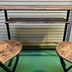 カウンターテーブル&チェア セットの画像