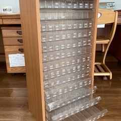 刺繍糸収納キャビネット【町田市再生家具】　252504の画像