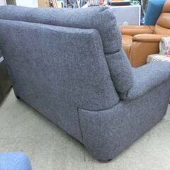 2人掛け ソファ 幅142 ファブリック 茶系 ２P 2人用 ソファー リビング グレー 布地 布 札幌 西野店の画像