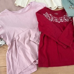 90cm 女の子洋服セット　gap、ユニクロ、バースデイ等の画像
