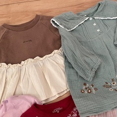 90cm 女の子洋服セット　gap、ユニクロ、バースデイ等の画像