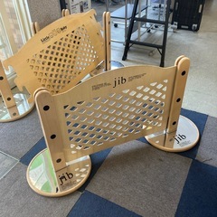 M2512-005 jib 木製 ベビー サークル 据え置き キズ汚れ有りの画像