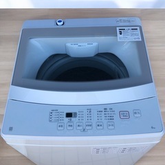 ニトリ NITORI 洗濯機 6Kg NTR60 2021年製 クリーニング済みの画像