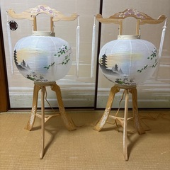 京提灯　白峰　白木の画像