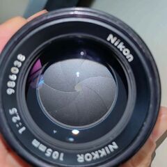 レンズは優良品 Ai-s Nikkor 105mm F2.5  ★分解清掃済の画像