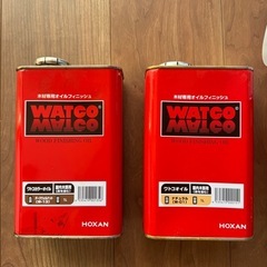 ワトコオイル　ペンキ　セットの画像