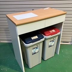 キッチンカウンター タイル天板の画像