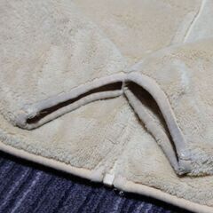 130cm 無印良品　MUJI クリーム色　ベージュ　アウター　上着　ジャケットの画像