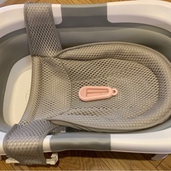 ベビーバス(沐浴)➕湯温度計付き　の画像