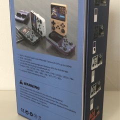 M【未使用品】レトロゲーム機 R36S 携帯型 エミュレーター クラシックゲーム ポータブル ゲーム機 本体 クリアパープル の画像