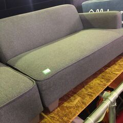 ジャングル×2和泉大型良品館 一人用ソファー オットマン付き【R343】の画像