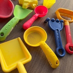砂場遊び道具　スコップ　型取り　バケツ　　外遊び の画像